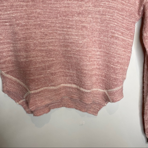 Free People Pink Crew Neck Knit Top - Picture 5 of 10